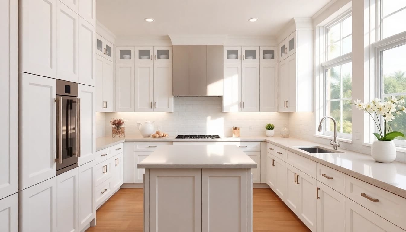 Stunning cabinet refacing in Clearwater FL showcased in a modern kitchen setting.