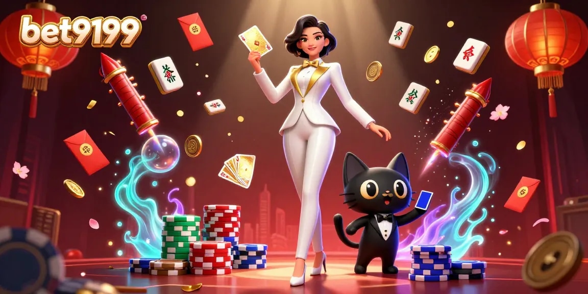 Watch bet9199 enhance your gaming experience with thrilling card games and festive elements.