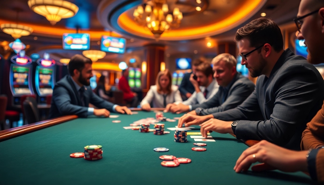 Menampilkan suasana kasino dengan fokus pada poker dan chip, https://abrakamakra.cz/jak-vyrobit-hackovanou-meduzu/ memberikan keramahan dan kompetisi.