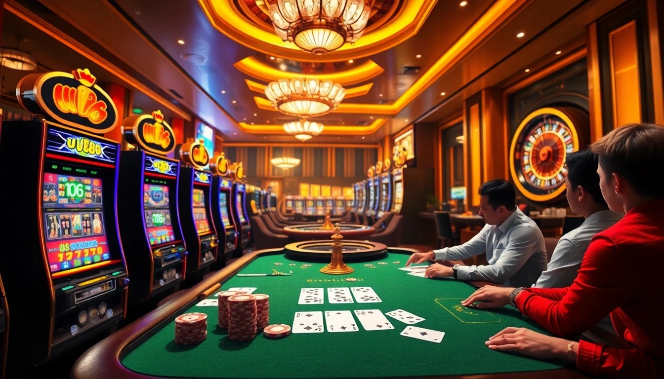 Experience the thrill of gambling at uu88 with vibrant casino games and exciting betting action.