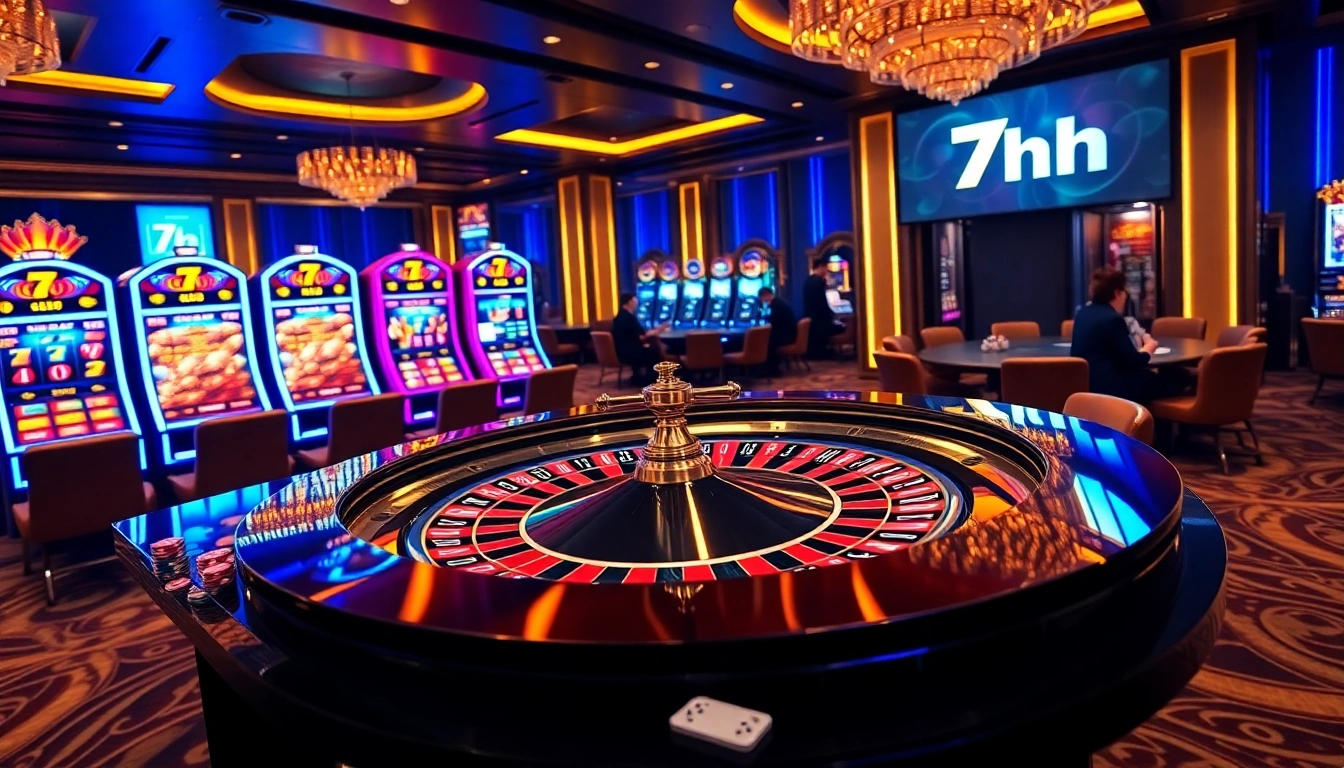 Experience the thrilling world of 7hh casino with exciting games and vibrant visuals.