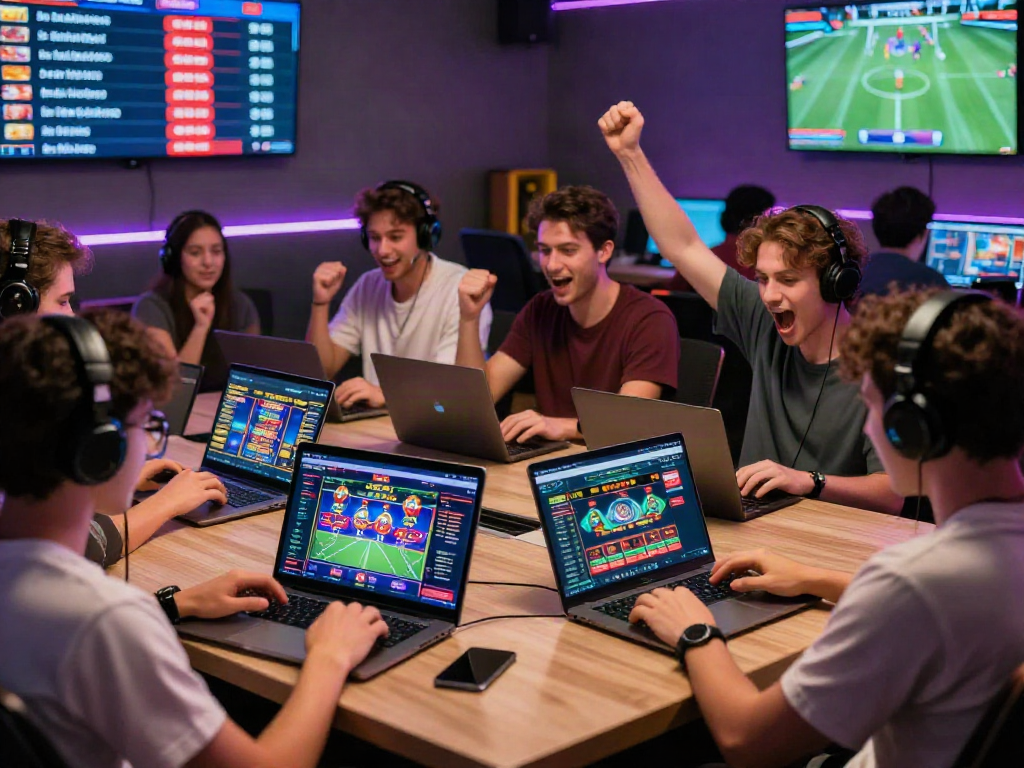 Players engaging with the NBET online gaming platform in a vibrant digital environment.