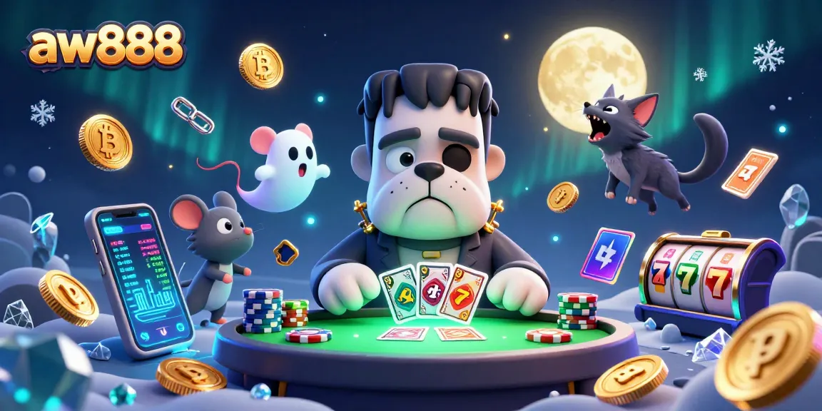 Experience thrilling gameplay with aw888’s vibrant casino illustration featuring exciting elements.