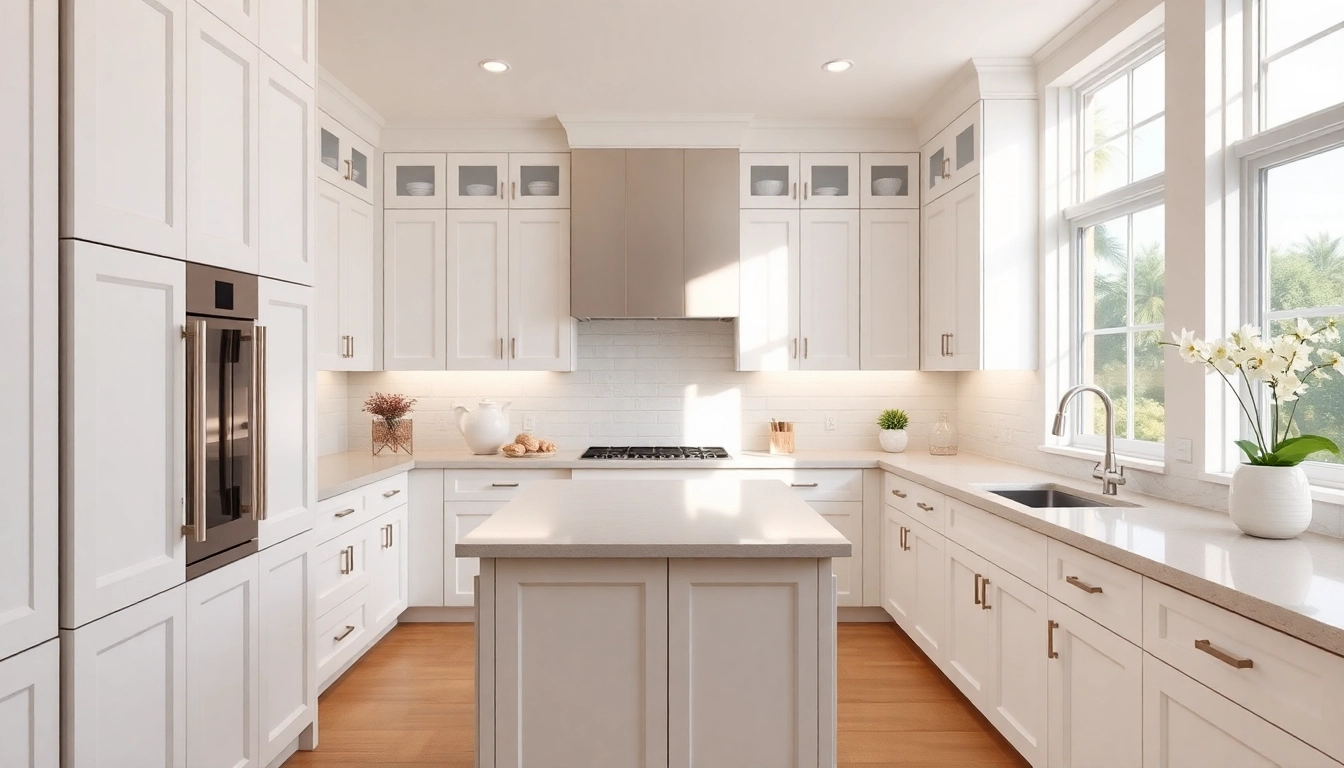 Stunning cabinet refacing in Clearwater FL showcased in a modern kitchen setting.