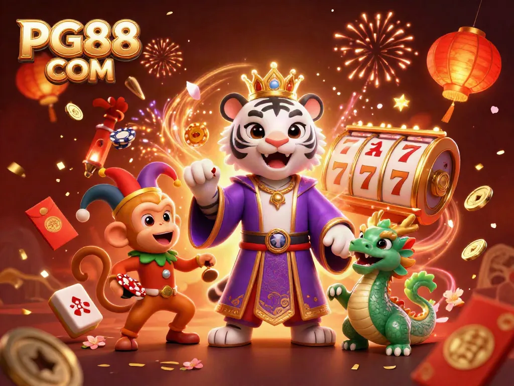Experience the excitement of PG88 COM with vibrant gaming elements and lively characters.