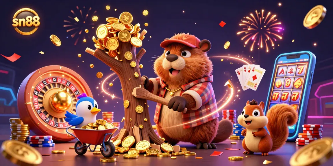 Experience sn88's exciting casino atmosphere with 3D characters and dynamic gaming elements.