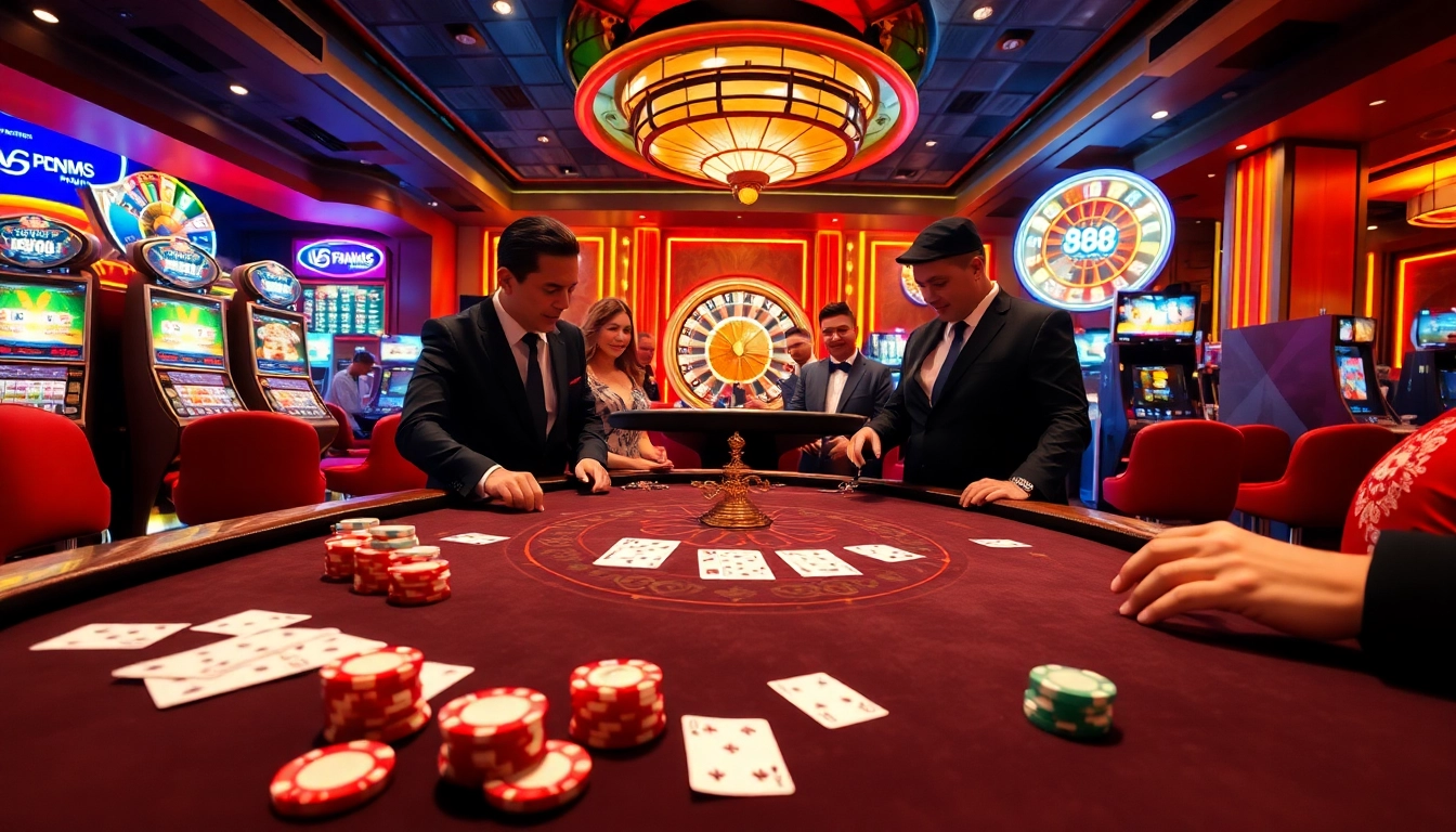 Experience the excitement of 188 bet with lively poker games and vibrant casino elements.