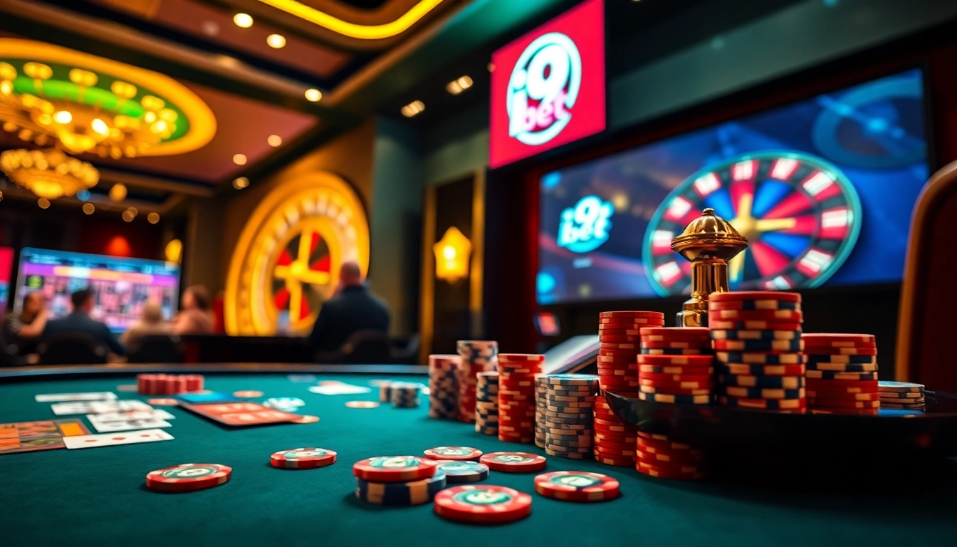 Experience the thrill of i9 bet with vibrant casino tables and engaging gaming action.