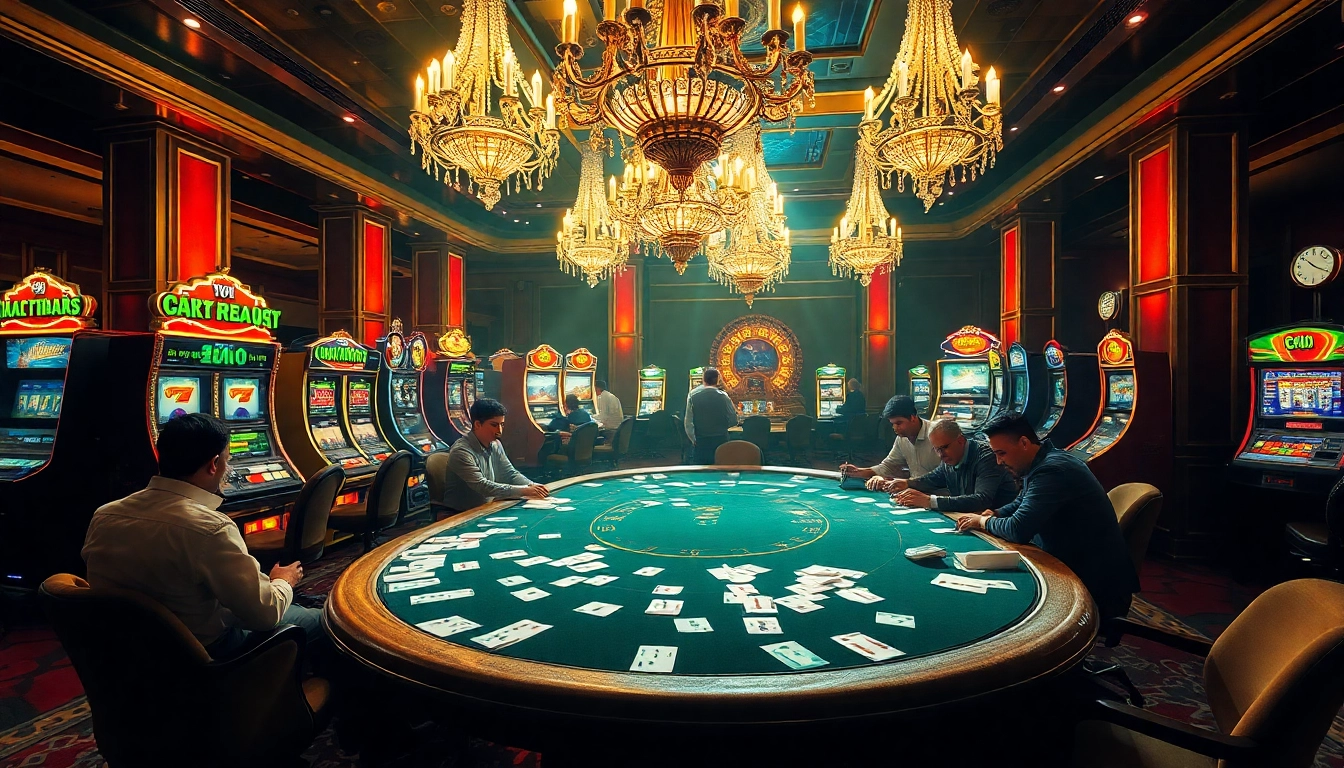 Experience the excitement of gambling at a casino showcasing go8 gaming strategies and vibrant atmosphere.