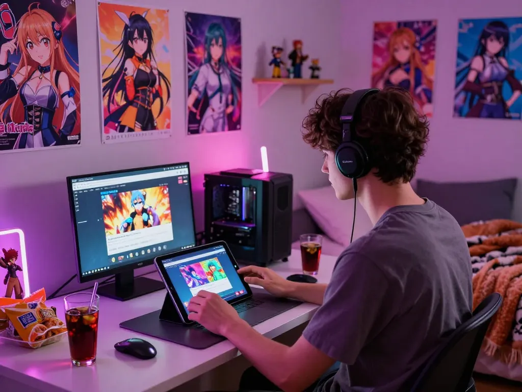Immersive adult game scene with cozy atmosphere and vibrant decor.