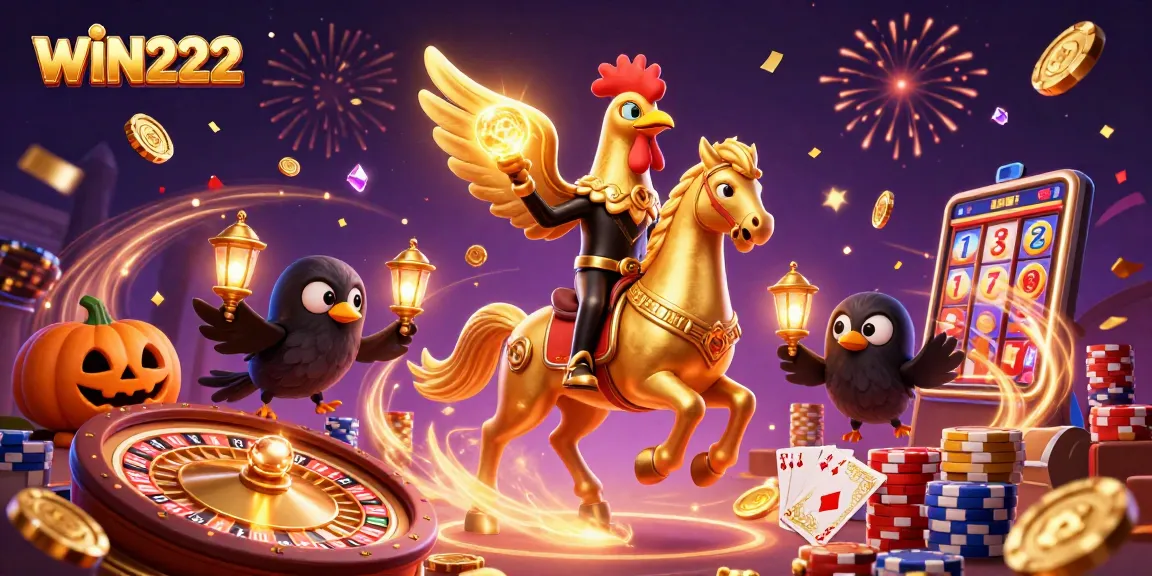 Engage with WIN222's immersive casino experience featuring exciting characters and dynamic game elements.