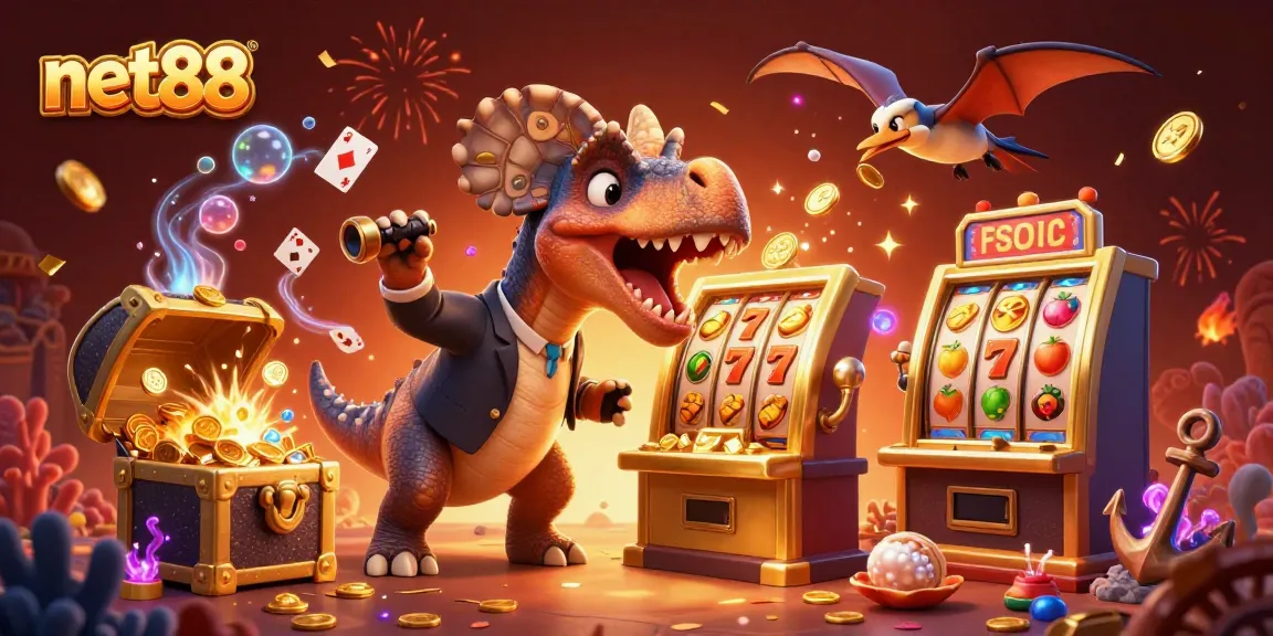 Experience the thrill of net88 with a pachycephalosaurus jackpot adventure at the casino!